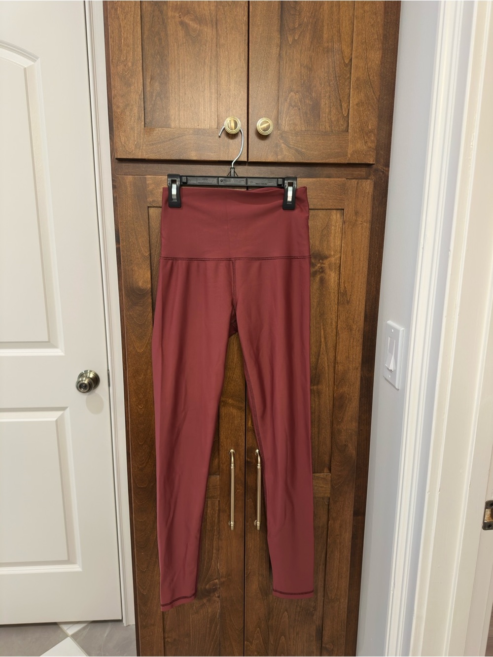 aerie High-Waist Leggings in Burgundy